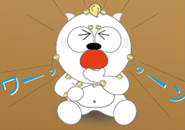 飛んで行かないよ